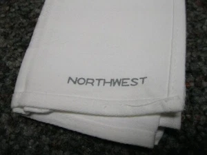 NORTHWEST AIRLINES WHITE CLOTH NAPKIN - Picture 1 of 2