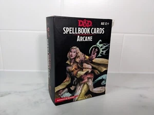 DnD Spellbook Cards Arcane Dungeons & Dragons D&D 5e Wizard Sorcerer Magic - Picture 1 of 2
