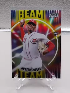 2022 Topps Stadium Club Chrome Hunter Greene Rookie Beam Team BT-11 Reds - Picture 1 of 2