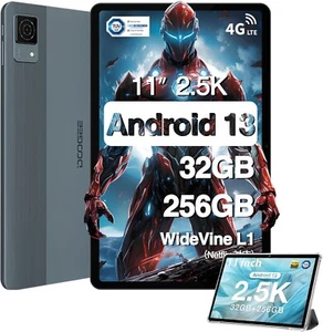 DOOGEE T30 Ultra Tablet 11 Pollici 12GB RAM 256GB ROM TF 2TB Dual SIM 4G LTE G99 - Imagen 1 de 8