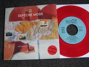 Depeche Mode-Never let me down again 7 PS-1987-German-Mute-INT 111.850-Red Vinyl - Bild 1 von 2