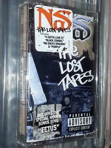 ORIGINAL NAS THE LOST TAPES 2002 HIP-HOP CASSETTE SEALED WITH HYPE STICKERS RAP - Picture 1 of 4