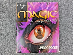 CIB Master of Magic Big Box (PC, 1994) 3.5" Disks Strategy RPG Game - VGUC - Picture 1 of 13