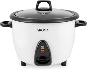Aroma Housewares ARC-360-NGP 20-Cup Pot-Style Rice Cooker & Food Steamer, White