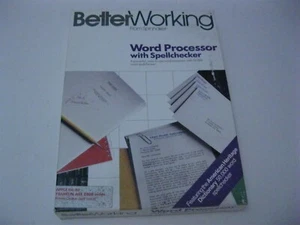 Better Working Word Processor Apple IIe complete Spinnaker - Picture 1 of 2