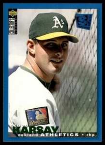 1995 Collector's Choice SE #47 Steve Karsay Oakland Athletics - Picture 1 of 2