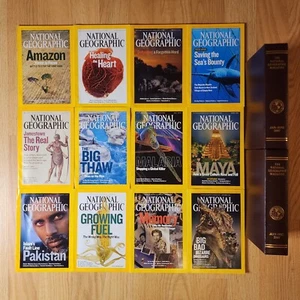 National Geographic Magazin 2007 komplettes Jahr Lot 12 mit Hüllen ohne Karten  - Bild 1 von 6