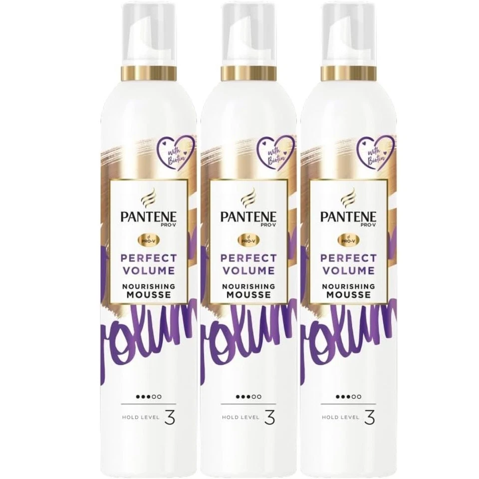 Pantene Mousse Perfect Volume 200ml  x 3 - Image 1 of 4