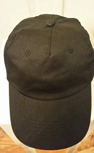 HIT WEAR Baseball Hat StrapBack Black Cap 1-Size - Picture 1 of 5