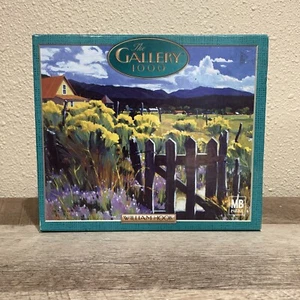 MB PUZZLE THE GALLERY 1000 PIECE PUZZLE William Hook American Landscape 20 x 26” - Picture 1 of 3