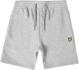 Lyle And Scott Boys Classic Sweat Shorts Vintage Grey Heather & Cotton 8-9 Years - Picture 1 of 6