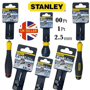 STANLEY SCREWDRIVERS - PHILLIPS, POZIDRIV, SLOTTED HEAD - 00pt, 1pt, 2.5mm MINI - Picture 1 of 7