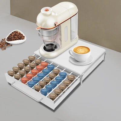 Coffee Capsule Storage Drawer Carbon Steel Storage Box To Store Coffee Capsules - Image 1 of 4