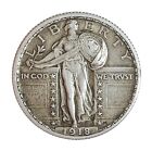 Monnaie Etats-Unis 1/4 Dollar Liberty 1918 Argent Philadelphie P15350
