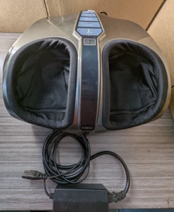 Miko Shiatsu Foot Massager with Deep Kneading and Heat in Char. Grey No Remote - Picture 1 of 7
