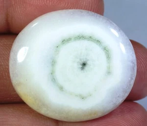 47 CT COLGANTE CABUJÓN OVALADO DE CUARZO SOLAR ESTALACTITA NATURAL FF-322 - Imagen 1 de 5