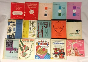 Lot of 15 Vintage Children's Piano Music instructional / Lesson / song books - Picture 1 of 3
