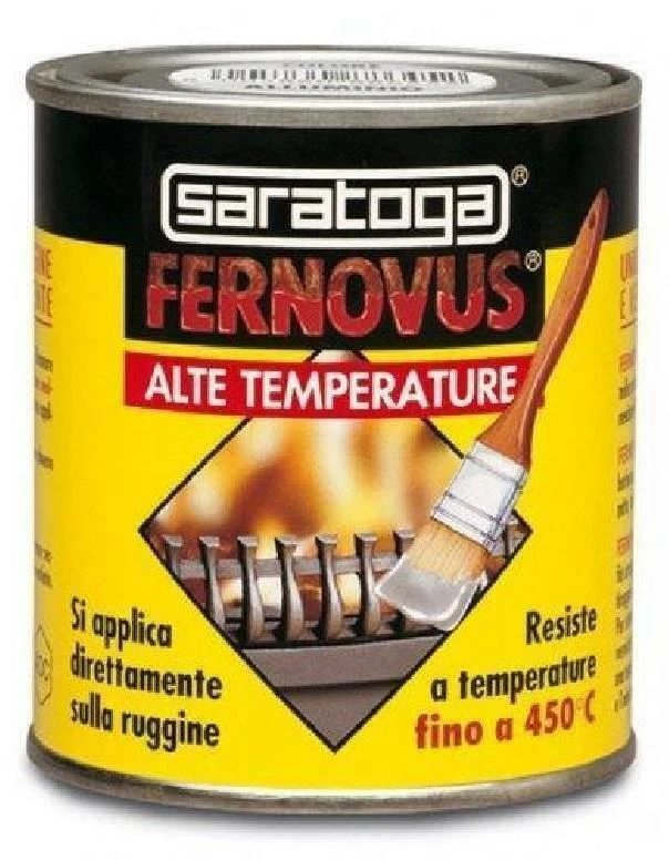 Saratoga Fernovus Alte Temperature 250ml Smalto Termoresistente - Nero (88.645.002)