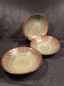 (3) Home Essentials Reactive Trellis Soup Bowls 7.5” MINT - Picture 1 of 7