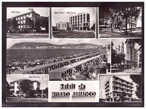 Cartolina Saluti da Misano Adriatico Rimini Vedutine HH433 - Imagen 1 de 1