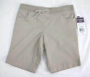 NEW Chaps Girl's Approved Schoolwear Stretch Knit Waist Shorts 5 Regular - Picture 1 of 3