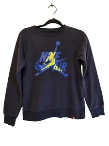 Jordan Kids Large Black Sweatshirt Sweater Jumpman Air Flight Youth LARGE - Picture 1 of 8