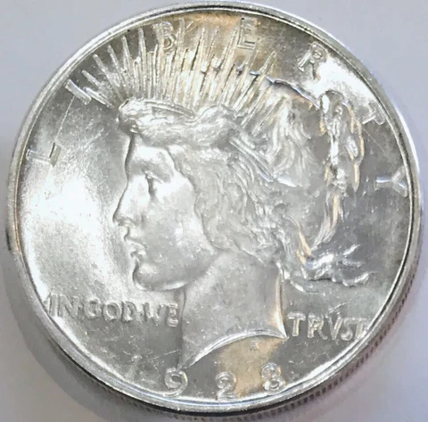 ⭐️1923 D PEACE DOLLAR⭐️HUGE EYE APPEAL⭐️UNBELIEVABLE GEMBU++⭐️KING RARITY⭐️ Cover