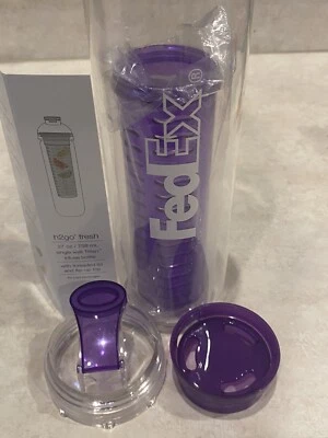 H20 Go Fresh 27 oz 798 ml Botella de infusión Tritan de pared única Labio roscado Tapa abatible Foto 1 de 4