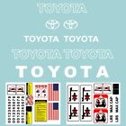 Forklift Decal Complete Toyota forklift decal kit with safety decals White 
