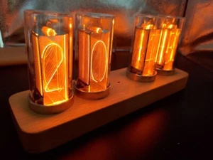 LED Modern Nixie Tube Clock Alarm (4 tubes) - please read description - Picture 1 of 5