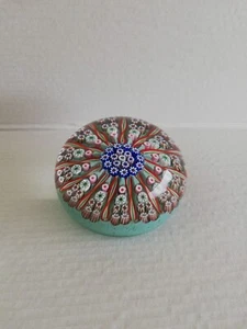 Modern Scottish Style Millefiori Paperweight 3" Diameter, 2" h (unmarked) - Picture 1 of 10