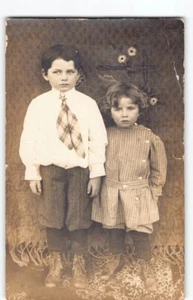 Newton IOWA Kids ~ Guy & LeRoy Livingston 1910 ~ RPPC Postkarte Jasper County IA - P3 - Bild 1 von 4