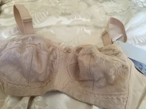 Triumph Doreen Bra Wireless Non Padded Comfortable Lingerie Size 38 B Beige - Picture 1 of 6