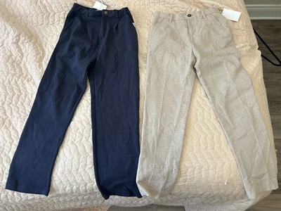 NWT lof of 2 H&M Kids Boys Navy Blue Khaki Pants Adorables Size 8 - Image 1 of 4