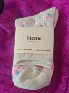 STEMS Ladies Crew Socks Pack Of 2 Summer Socks One Size. - Picture 1 of 5