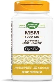 Tableta Nature's Way MSM 1000mg 200 Foto 1 de 1