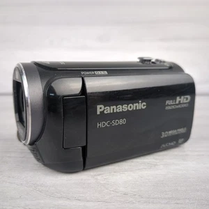Panasonic HDC-SD80 HD Camcorder Tested Camera Only 42x Zoom SD Card Slot - Picture 1 of 8