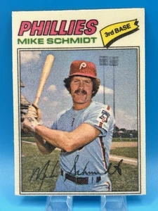 1977 Topps Cloth Stickers Test Issue #41 Mike Schmidt Phillies NM-MT - Picture 1 of 2