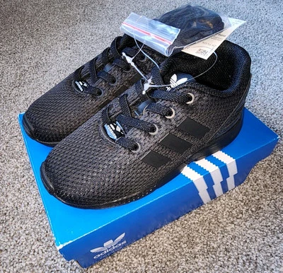 NEW Adidas ZX Flux EL I little Kids SIZE 9.5 K - Image 1 of 4