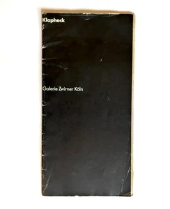 Konrad Klapheck, Neue Bilder, Rudolf Zwirner, 1971, Ausstellungskatalog, Folio - Bild 1 von 13