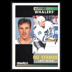 Pat Verbeek #43 1991 Pinnacle Hartford Whalers Hockey Card NHL NM - Picture 1 of 3