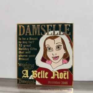 COLECCIÓN REVISTA DISNEY DLR DAMSELLE 2008 DICIEMBRE BELLE PIN LE 1000 - Imagen 1 de 1