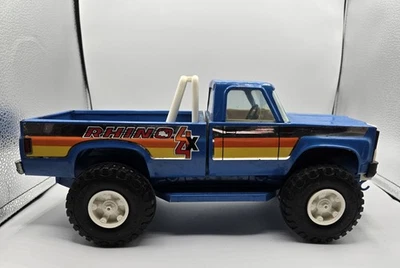 "Cackup Chevy Rhino 4x4 4125 Chevrolet Metal vintage años 70 Nylint 15"" acero azul" Foto 1 de 4