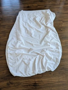 EUC Twin White Mattress Protector Used Once Pad Topper - Picture 1 of 5