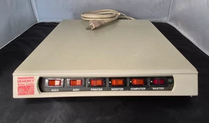 Vintage Memorex Power Center (Model PC-0061) Outlet Surge Protector - UNTESTED - Picture 1 of 6