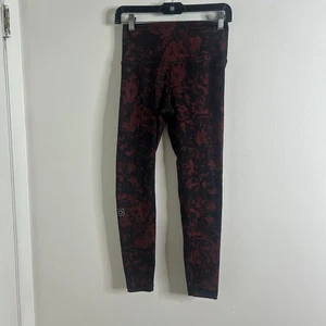 Fleo El Toro Legging 26” - High Rise Made in USA rot geblümt Größe Small - Bild 1 von 11