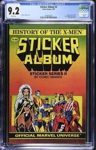 Album adesivi 987 Marvel Storia degli X-Men #2 CGC 9.2 WP Arthur Adams - Foto 1 di 2