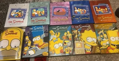 Simpsons: Seasons 1-10 Collectors Edition DVD Sets 1,2,3,4,5,6,7,8,9,10-Clean! - Image 1 of 4