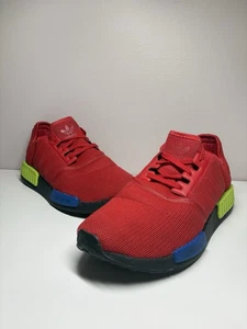 Adidas NMD-R1 Zapatos para Correr para Hombre en Rojo, Negro y Amarillo (FV5258) - Talla 10.5 - Imagen 1 de 12