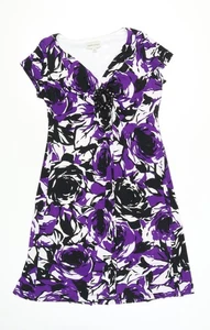Ronni Nicole Damen mehrfarbig Blumenmuster A-Linie Kleid Größe 16 - Bild 1 von 12
